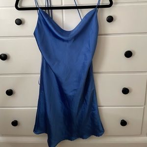 New Zara dress -cross cross strings at back